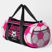 Personalisierte Fußball-Mama Name Muttertag Duffle Bag (Rechte Ecke)