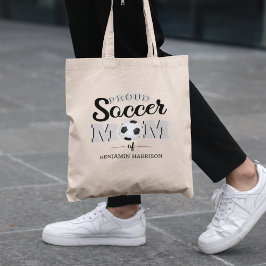 Personalisierte Fußball-Mama Tragetasche
