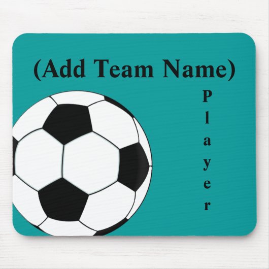 Personalisierte Fußball-Mausunterlage Mousepad (Vorne)