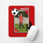 Personalisierte Fußball-Mausunterlage Mousepad (Mit Mouse)