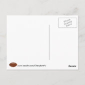 Personalisierte Fußball-Postkarten Postkarte (Rückseite)