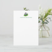 Personalisierte Fußball-Stationerie - Fußball-Anme Dankeskarte (Stehend Vorderseite)