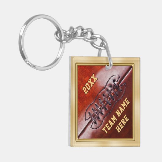 Personalisierte Fußball-Team-Geschenk-Ideen, Schlüsselanhänger (Vorderseite links)