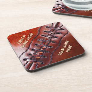 Personalisierte Fußball-Untersetzer für Trainer Getränkeuntersetzer