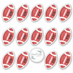 PERSONALISIERTE Fußballaufkleber, Fußballmannschaf Aufkleber