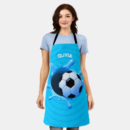 Personalisierte Fußballball-Schürze Schürze