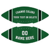 Personalisierte Fußbälle, grün und weiß, Farbe Football (Paneele)