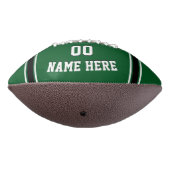 Personalisierte Fußbälle, grün und weiß, Farbe Football (Gedreht 270)