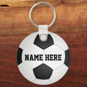 Personalisierte Fußballgeschenke für Teamspieler Schlüsselanhänger (Vorderseite)
