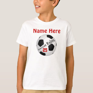 Personalisierte FußballJerseys für Kinder, NAME, T-Shirt