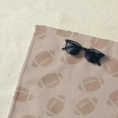 Personalisierte Fußballligistenmannschaft Strandtuch (Beispiel)