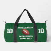 Personalisierte Fußballmannschaft, Trainer oder Sp Duffle Bag (Vorderseite)