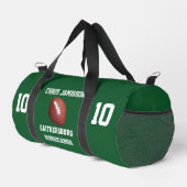Personalisierte Fußballmannschaft, Trainer oder Sp Duffle Bag (Rechte Ecke)