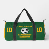 Personalisierte Fußballmannschaft, Trainer oder Sp Duffle Bag (Vorderseite)
