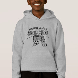 Personalisierte Fußballmannschaften Hoodie