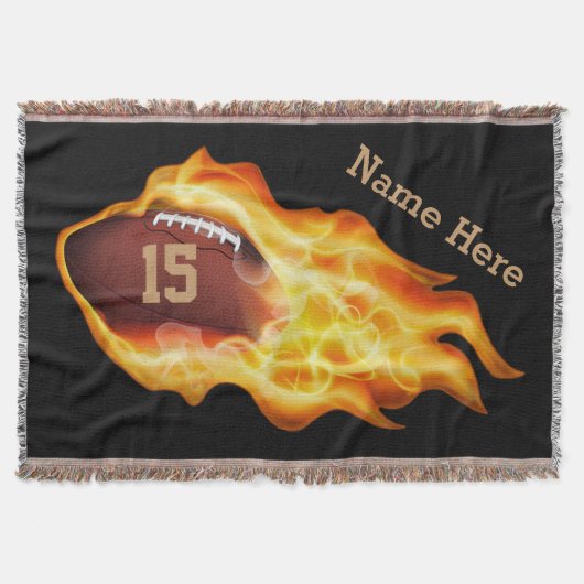 Personalisierte Fußballschuhe mit NAME, NUMMER Decke (Vorderseite)