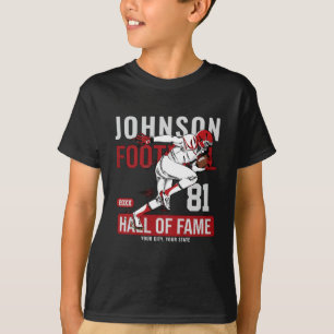 Personalisierte Fußballspieler-Mannschaftsnummer S T-Shirt
