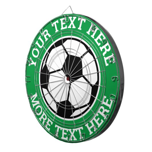 Personalisierte Fußballsportart Dartscheibe (Vorderseite rechts)