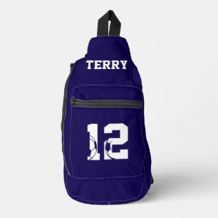 Personalisierte Fußballstiefel Crossbody Bag