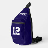 Personalisierte Fußballstiefel Crossbody Bag (Rechte Ecke)