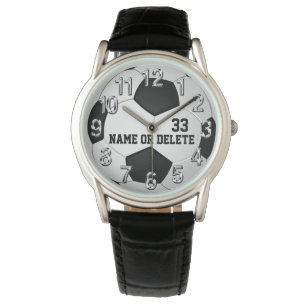 Personalisierte Fußballuhren für Männer, Frauen, K Armbanduhr
