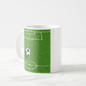 Personalisierte Fußballwelt-Tasse Kaffeetasse (Vorderseite Links)