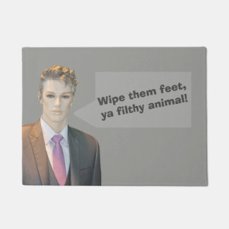 Personalisierte Fußmatte - addieren Sie Text -