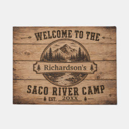 Personalisierte Fußmatte Saco River Camp