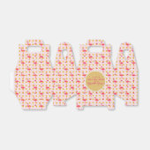 Personalisierte Gabelboxen Rosa goldenes Flamingo Geschenkschachtel (Ungefaltet)