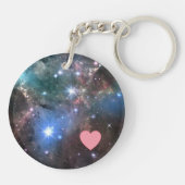 Personalisierte Galaxie Schlüsselanhänger (Rückseite)