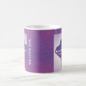 Personalisierte Galaxy Vater Tasse - Bester Vater  (Mittel)