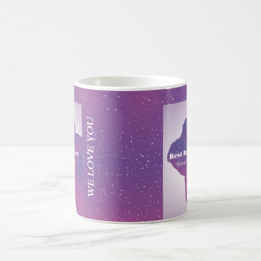 Personalisierte Galaxy Vater Tasse - Bester Vater (Mittel)