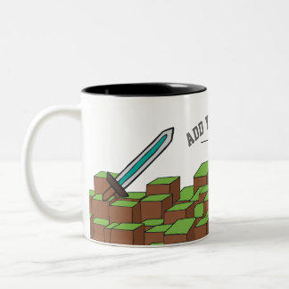 Personalisierte Gamer-Tasse Zweifarbige Tasse