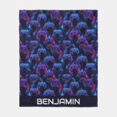 Personalisierte Gaming-Controller-Boys Fleecedecke (Vorderseite)