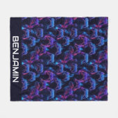 Personalisierte Gaming-Controller-Boys Fleecedecke (Vorderseite (Horizontal))