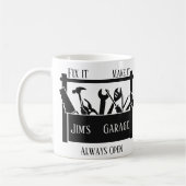 Personalisierte Garage Kaffeetasse (Links)