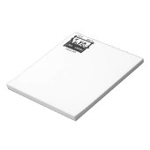 Personalisierte Garage Notizblock (Rotiert)