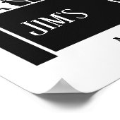 Personalisierte Garage Poster (Ecke)