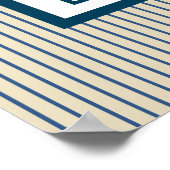 Personalisierte Garage Zeichenkunstposter Dekorati Poster (Ecke)