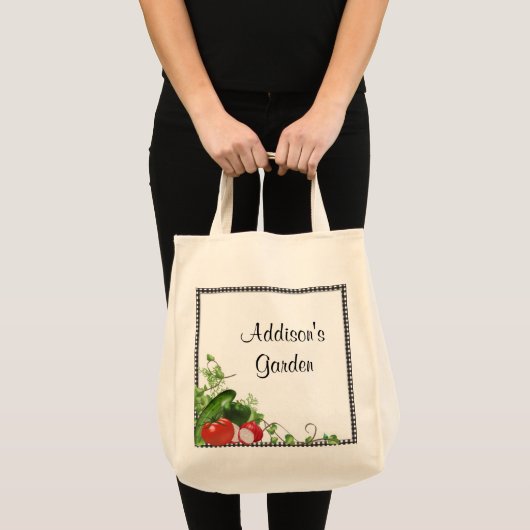 Personalisierte Garten-Tasche Tragetasche (Vorderseite (Produkt))