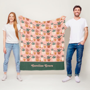 Personalisierte Gartenarbeit Fleecedecke