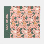 Personalisierte Gartenarbeit Fleecedecke (Vorderseite (Horizontal))