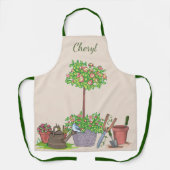Personalisierte Gartenarbeit Schürze (Vorderseite)