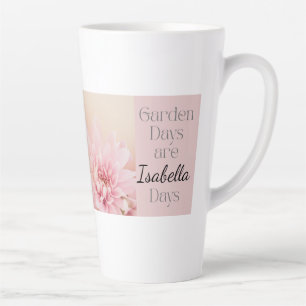 Personalisierte Gartentage, Geschenk für Gartenlie Milchtasse