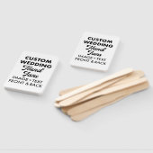 Personalisierte Gastfreundschaft Hochzeitsfans (10 Fächer (Non-assembled)