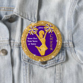 Personalisierte Gastgeschenk, Cheerleader-Button, Button (Beispiel)
