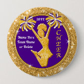 Personalisierte Gastgeschenk, Cheerleader-Button, Button (Vorderseite)