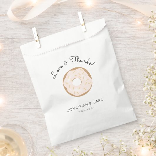 Personalisierte Gastgeschenk Hochzeit Bag Mattiert Geschenktütchen (Ausgeschnitten)