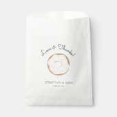 Personalisierte Gastgeschenk Hochzeit Bag Mattiert Geschenktütchen (Vorderseite)