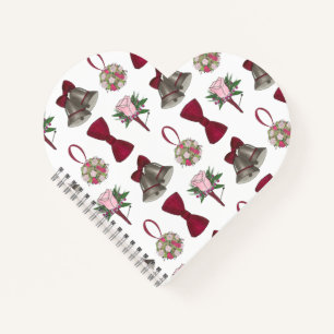 Personalisierte Gastgeschenk Hochzeit Bell Blume B Notizblock